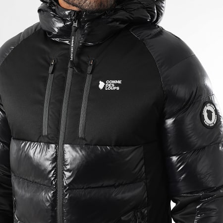 Comme Des Loups - Doudoune Capuche Mataro Noir
