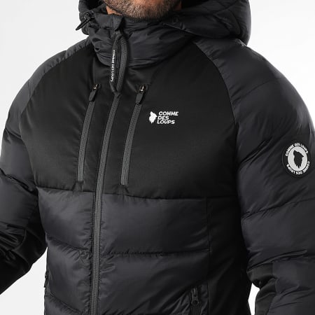Comme Des Loups - Piumino con cappuccio Mataro Nero