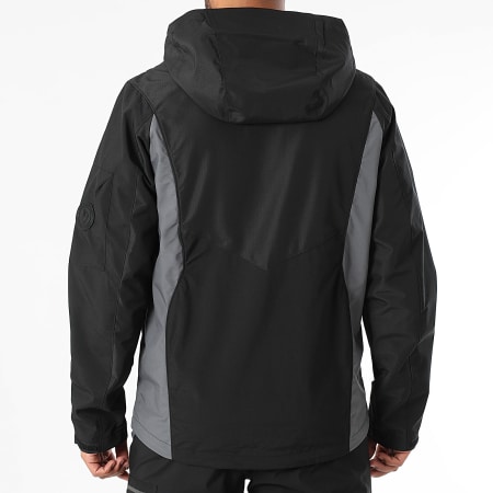 Comme Des Loups - Fato de treino Utah Preto Cinzento Antracite Reflectorizante