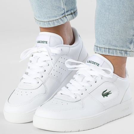 Lacoste Court Ace 225 Bianco Verde Scuro Sneakers Donna Ryses
