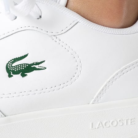 Lacoste - Baskets Femme Court Ace 225 White Dark Green