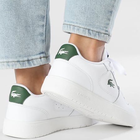 Lacoste - Baskets Femme Court Ace 225 White Dark Green
