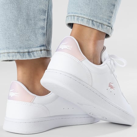 Outfit Lacoste Blanco Con Rosa Lacoste Zapatillas De Deporte De