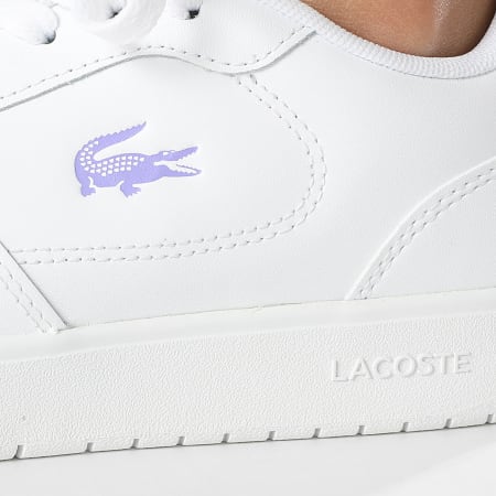 Lacoste - Baskets Femme Court Ace 225 White Light Purple