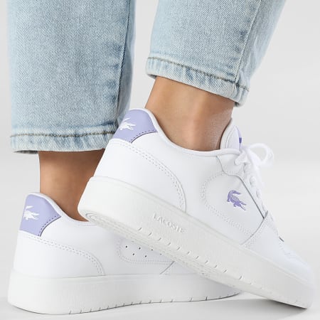 Lacoste - Baskets Femme Court Ace 225 White Light Purple
