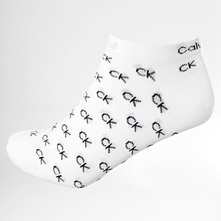Calvin Klein - Lote de 2 pares de calcetines 701218715 White Grey Heather