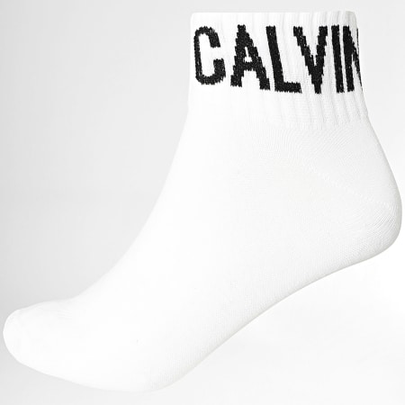 Calvin Klein - Lote de 2 pares de calcetines 6560 Blanco
