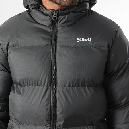 Schott NYC - Idaho Hooded Jacket Anthracite Grey
