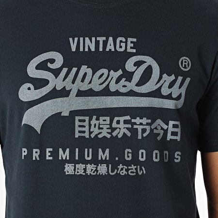 Superdry - Camiseta Vintage Logo Classic M1012326A Azul Marino