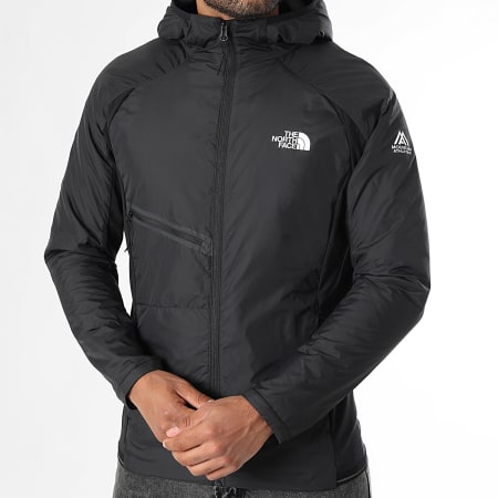 The North Face - Geïsoleerde A8EJ7 Zip Hooded Jacket Zwart