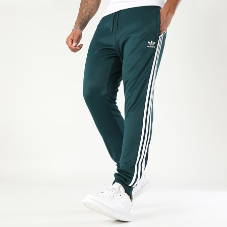 Adidas Originals - Pantalon Jogging A Bandes JY1288 Vert Bouteille