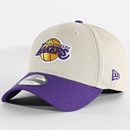 New Era - Casquette 9Forty Los Angeles Lakers 60691266 Beige Violet