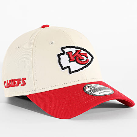 New Era - Casquette 9Forty Kansas City Chiefs 60691261 Beige Rouge