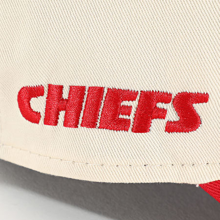 New Era - Casquette 9Forty Kansas City Chiefs 60691261 Beige Rouge