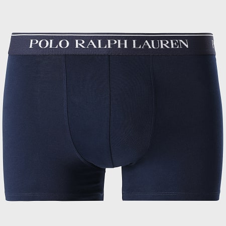 Polo Ralph Lauren - Lot De 3 Boxers Bleu Marine Blanc Rouge
