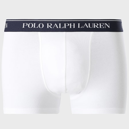 Polo Ralph Lauren - Lot De 3 Boxers Bleu Marine Blanc Rouge