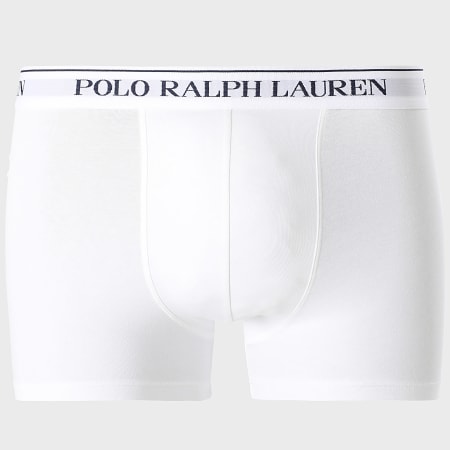 Polo Ralph Lauren - Lot De 3 Boxers Bleu Marine Blanc Orange