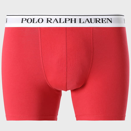 Polo Ralph Lauren - Lot De 3 Boxers Noir Rouge Vert
