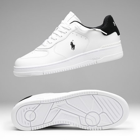 Polo Ralph Lauren - Zapatillas Masters Court Blanco Negro