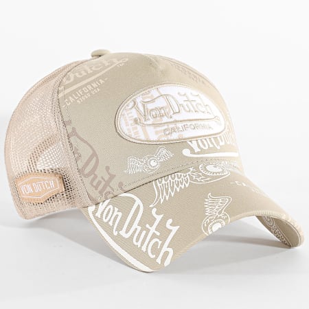 Von Dutch - Casquette Trucker Cafe Beige