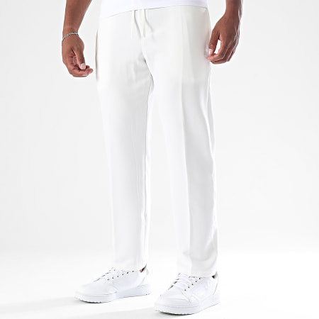 LBO - Pantalon Habillé Relaxed 2204 Blanc