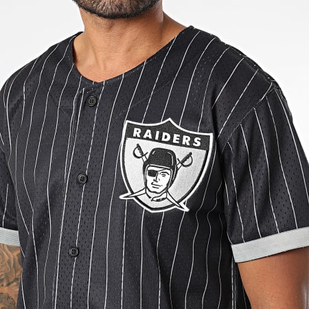 Mitchell and Ness - NFL Final Seconds Striped Mesh Oakland Raiders