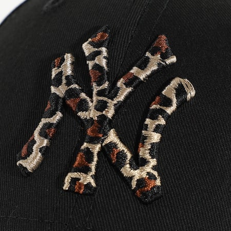 New Era - Gorra de mujer 9Forty NY Yankees 60691330 Black Leopard