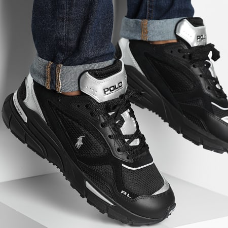 Polo Ralph Lauren - Trackster 275 Black Silver sneakers - Ryses