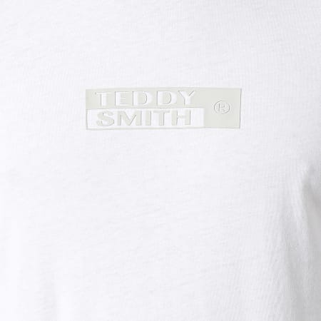 Teddy Smith - Tee Shirt Long Sleeve Regular Fit John 11017841D White