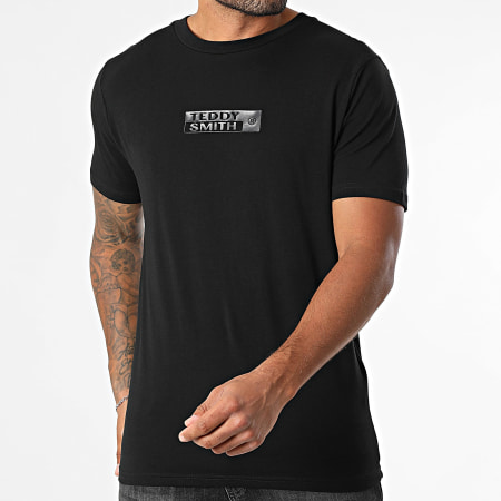 Teddy Smith - Tee Shirt Regular Fit John 11017824D Black