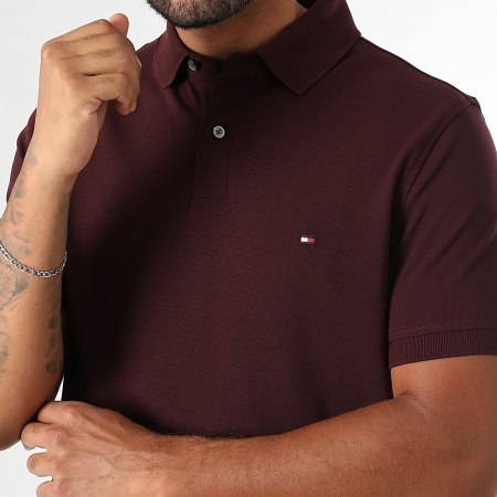 Tommy Hilfiger - Polo Manches Courtes 1985 7770 Bordeaux