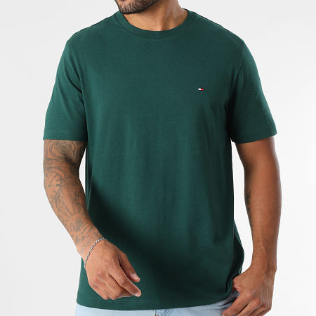 Tommy Hilfiger - Tee Shirt Essential Seasonal 9995 Vert Foncé
