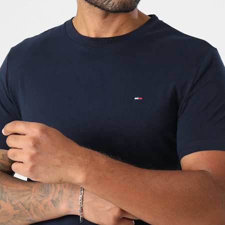 Tommy Jeans - Lot De 2 Tee Shirts Jersey 0687 Noir Bleu Marine