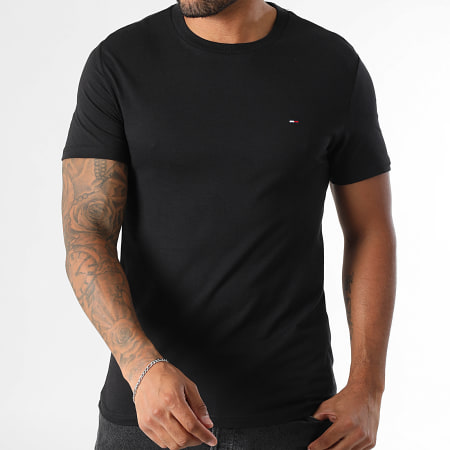 Tommy Jeans - Lot De 2 Tee Shirts Jersey 0687 Noir