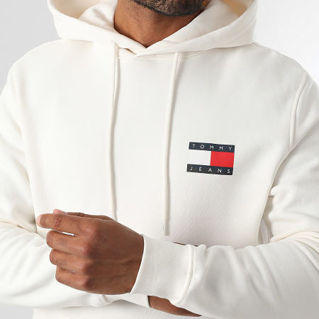 Tommy Jeans - Sweat Capuche Essential Flag 0738 Beige Clair