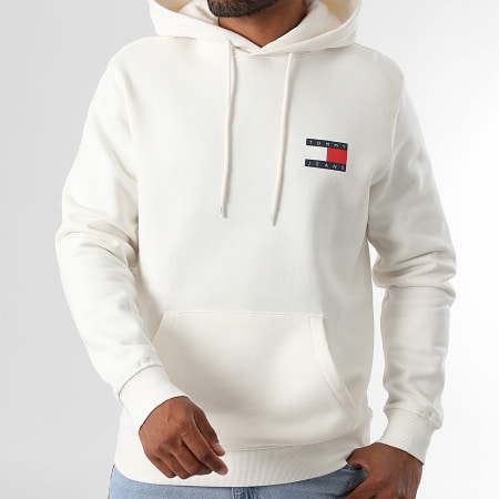 Tommy Jeans - Sweat Capuche Essential Flag 0738 Beige Clair