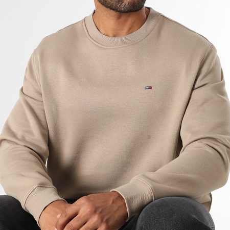 Tommy Jeans - Sweat Crewneck Flag 0741 Beige