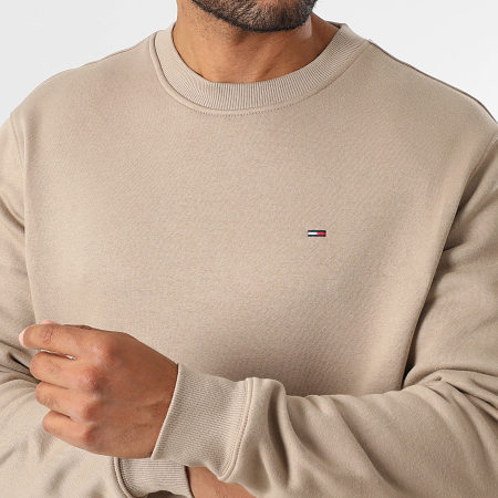 Tommy Jeans - Sweat Crewneck Flag 0741 Beige