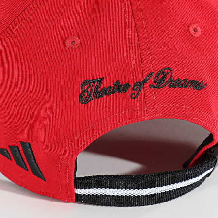 Adidas Sportswear - Casquette A Bandes Manchester United JM3052 Rouge