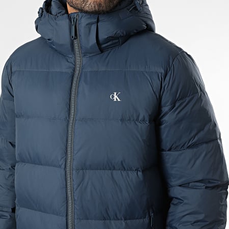 Calvin Klein - Doudoune Capuche RC518 Bleu Marine