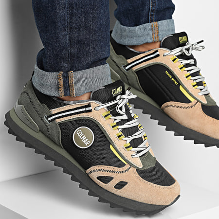 Colmar - Zapatillas Travis Sport Combat Negro Marrón Verde Militar