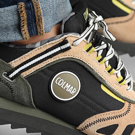 Colmar - Zapatillas Travis Sport Combat Negro Marrón Verde Militar