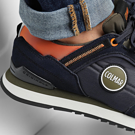 Colmar - Zapatillas Travis Sport Colors Azul Marino Verde Militar Naranja