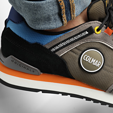 Colmar - Zapatillas Travis Sport Flash Verde Militar Multicolor