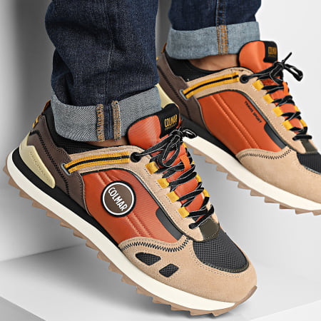 Colmar - Zapatillas Travis Sport Trek Naranja Negro Marrón