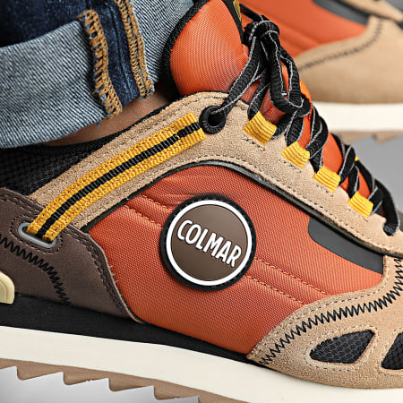 Colmar - Zapatillas Travis Sport Trek Naranja Negro Marrón