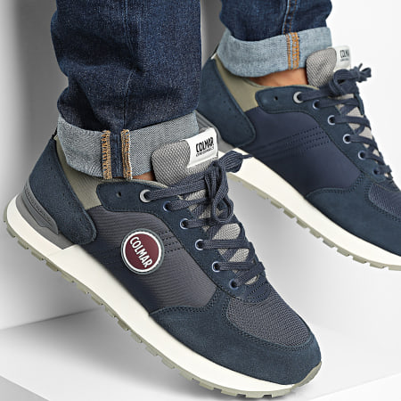 Colmar - Baskets Travis Authentic Azul Marino Gris Militar Verde