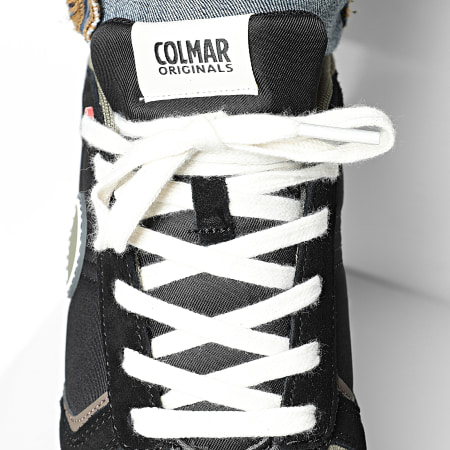 Colmar - Travis Block Sneakers Negro Verde Militar Naranja Ladrillo
