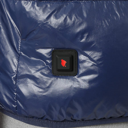 Comme Des Loups - Doudoune Capuche Chauffante Sans Manches Seoul Bleu Marine