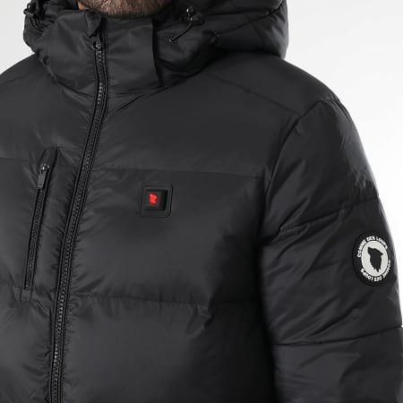Comme Des Loups - Doudoune Capuche Chauffante California Noir